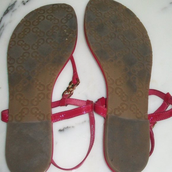 Cole Haan Patent Raspberry Pink Sandals Size 9 - Picture 5 of 5